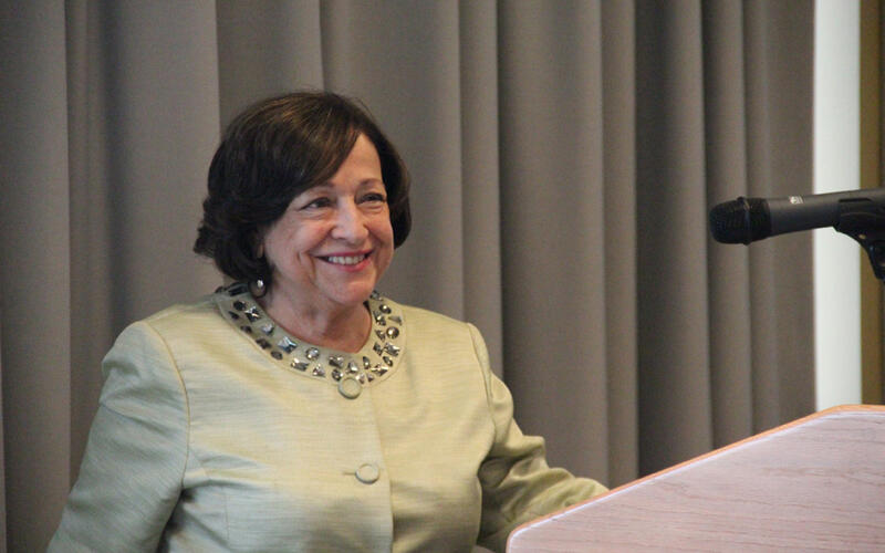 Rima Salah, PhD; Yale Child Study Center; Former Deputy Executive Director of UNICEF, Chair, delivers opening remarks