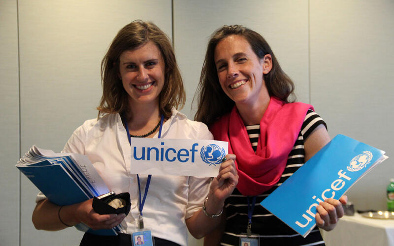 UNICEF team welcomes guests