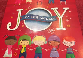 UNICEF holiday greeting card "Joy to the World". Photo by Rima Salah.